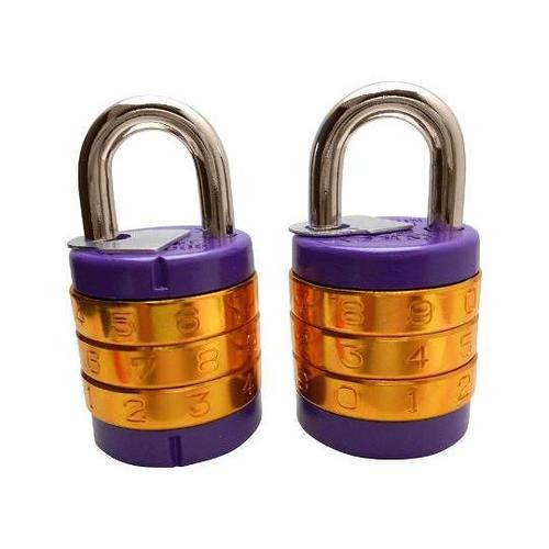 同一キー丸文字合せ錠 28mm 2個入