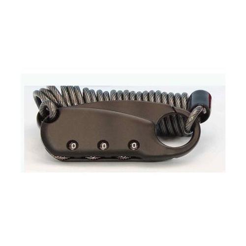 番号可変式 ケーブルロック ブラック 本