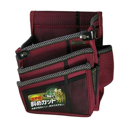 SA17R 進化ウエストバッグ3段緋色