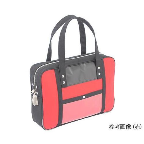 帆布メール用ボストン(M)スリム 赤 錠