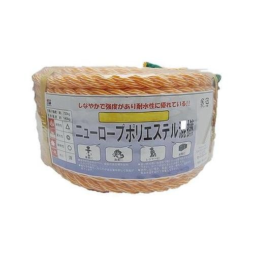 ニューロープ ポリエステル混撚 オレンジ