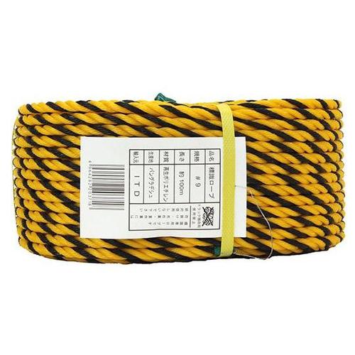 標識トラロープ ロープ約7mm×100m