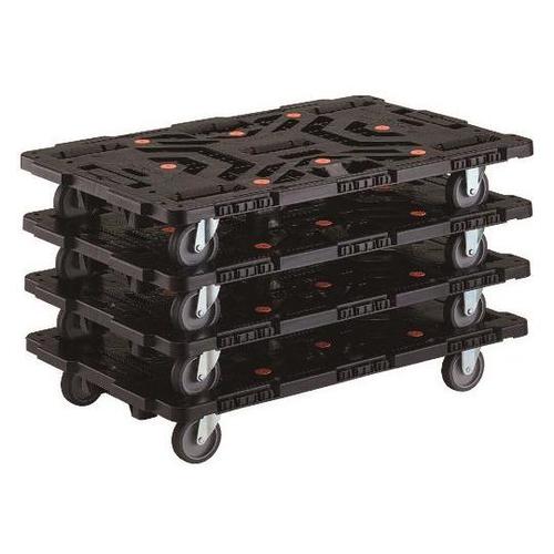 まとめ買い 連結式樹脂製平台車 ビートル