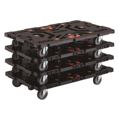 まとめ買い 連結式樹脂製平台車 ビートル