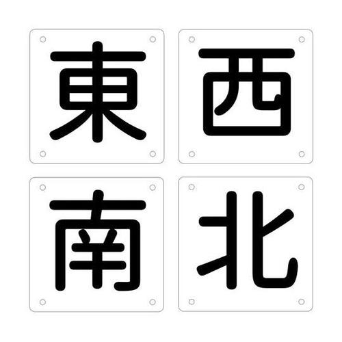 J2446 クレーン表示板(東西南北)