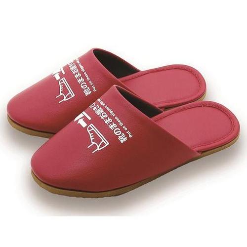 BACA1901 抗菌スリッパ レッドM