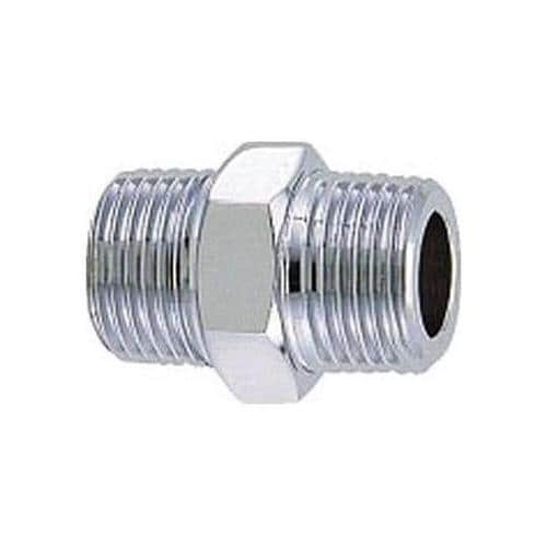 6128A−25 六角ニップル クローム