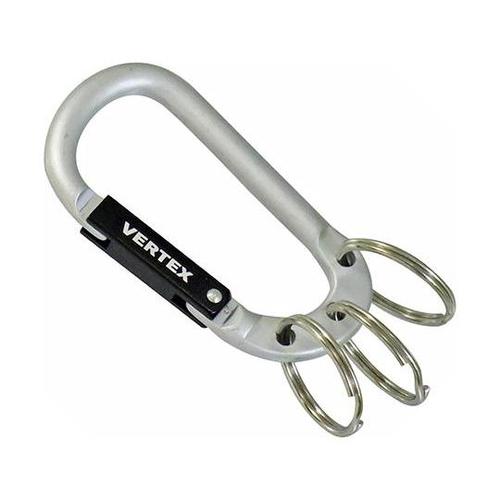 VEX−95 カラビナキーリング 銀&黒