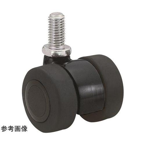 双輪キャスター φ40 自在 ネジ式 T