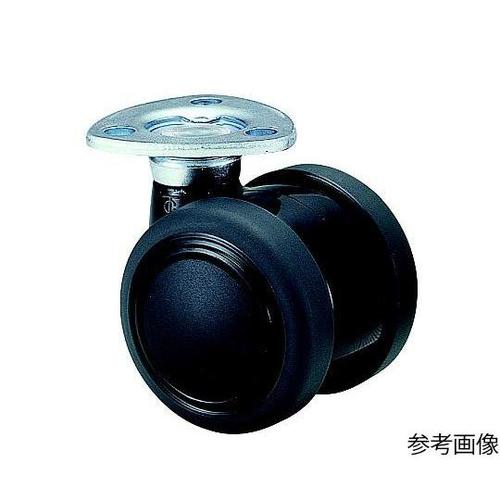 双輪キャスター φ40 自在 プレート式