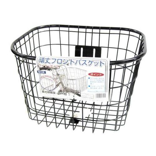 48415 頑丈フロントバスケット 黒