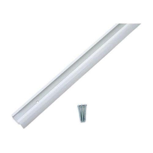 58303 丸型フックレール1mホワイト