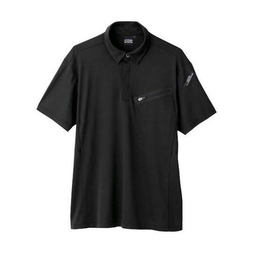 半袖ポロシャツ クロ 3L 6110−9