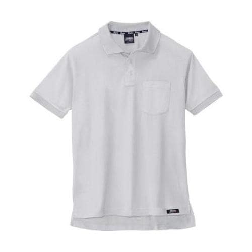 半袖ポロシャツ グレー M 6122−2