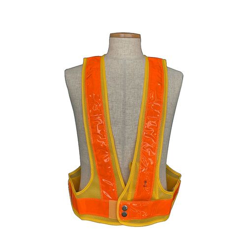 前後確認LED反射チョッキ