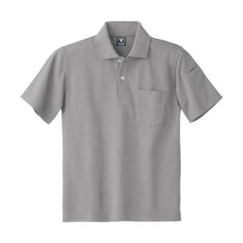 カノコ半袖ポロシャツ グレー 3L 60