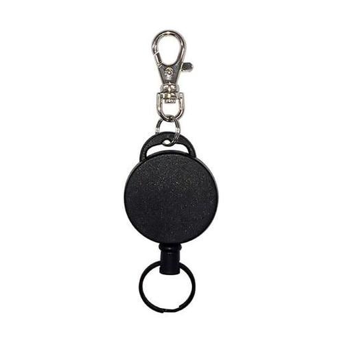 リール式キーホルダー 黒 70cm NO