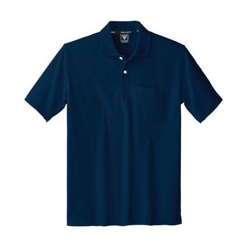 静電半袖ポロシャツ 紺 LL 6010−
