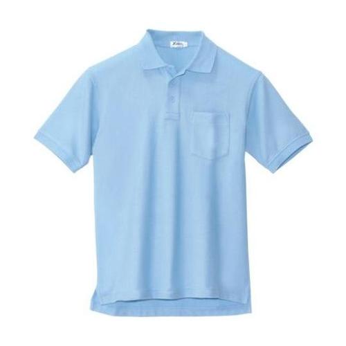 半袖ポロシャツ サックス S 6170−