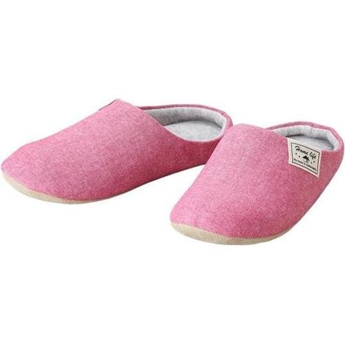 シャンブレールームスリッパ レッド Mサ