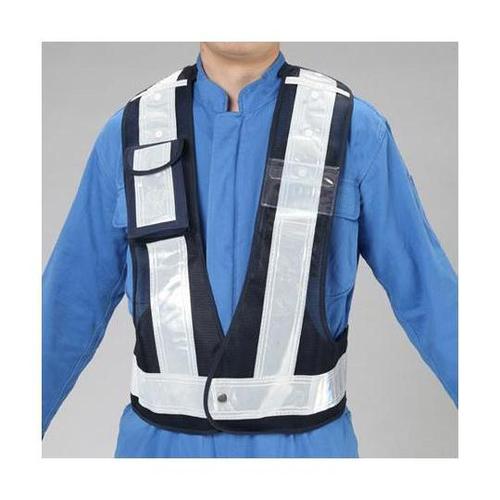 安全ベスト(多機能・紺/白) EA983