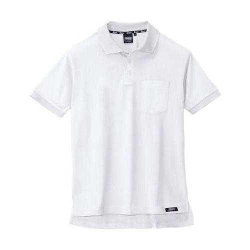 半袖ポロシャツ シロ S 6122−32