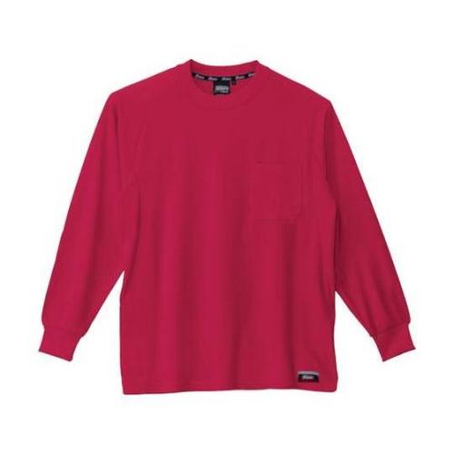 長袖Tシャツ ワイン 5L 6123−7