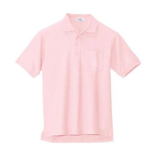 半袖ポロシャツ ピンク L 6170−7