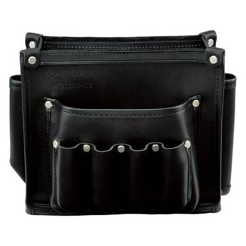 198−12 本皮製腰袋240 ブラック