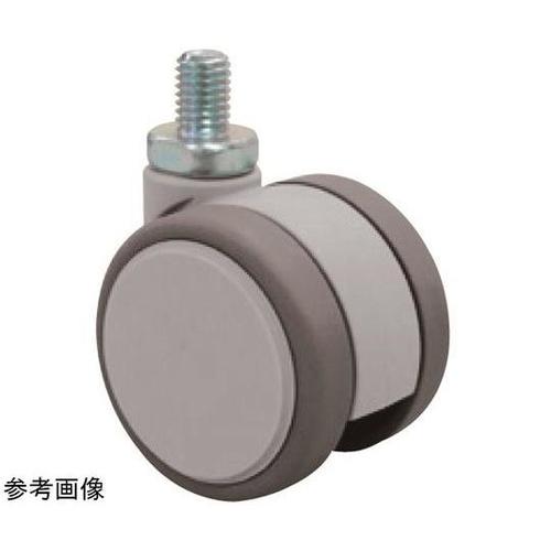 双輪キャスター φ50 自在 ネジ式 F