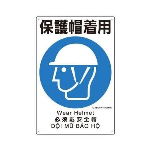 450x300mm 建災防安全標識(保護