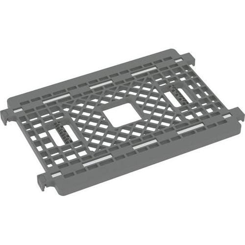 カゴ車 中間棚6080 セット グレー