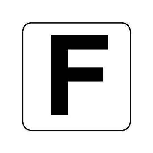 100x100mm アルファベット表示ス