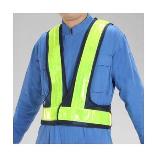LED安全ベスト(紺・黄/赤白点滅) E