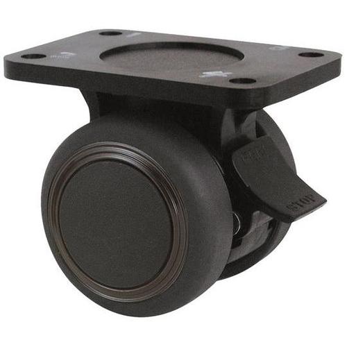 双輪キャスター φ40 固定S付 プレー