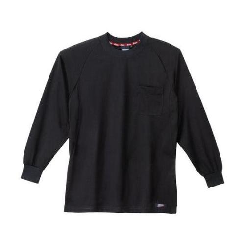 長袖Tシャツ クロ 5L 6123−90