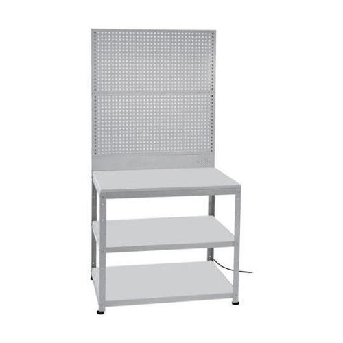 スーパーラックデスク型Pパネル付 コンセ