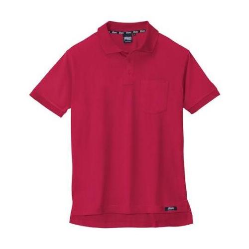 半袖ポロシャツ ワイン LL 6122−