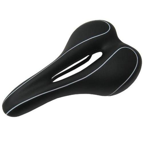 穴あき自転車用サドル スポーツ用 ブラッ