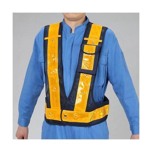 安全ベスト・LED(紺/ゴールド) EA