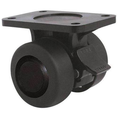 双輪キャスター φ40 固定S付 プレー