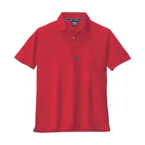 半袖ポロシャツ レッド LL 6140−