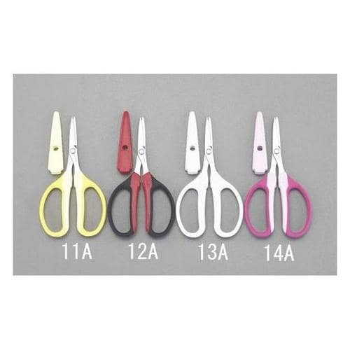 160mm はさみ・万能(キャップ付・黒