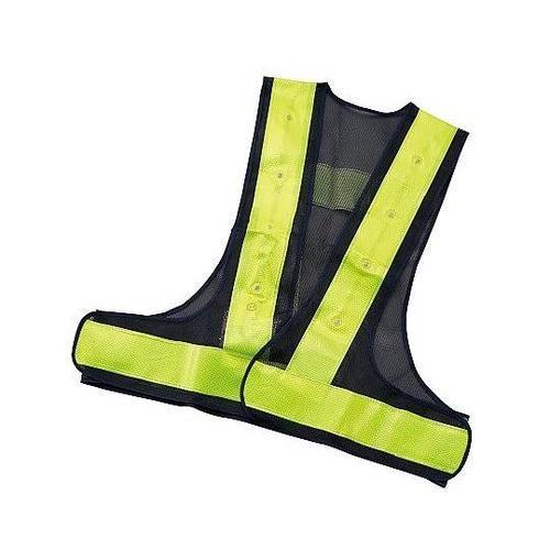 87432 LED反射ベスト 紺×黄