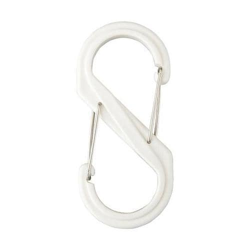 284181 S型カラビナ ホワイト