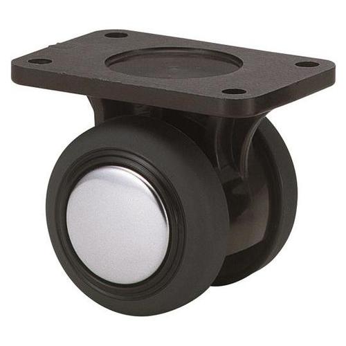 双輪キャスター φ40 固定 プレート式