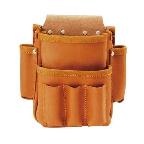 198−15 本皮製腰袋 小 ブラウン