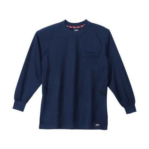 長袖Tシャツ 紺 4L 6123−10−