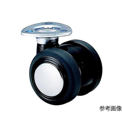 双輪キャスター φ40 自在 プレート式