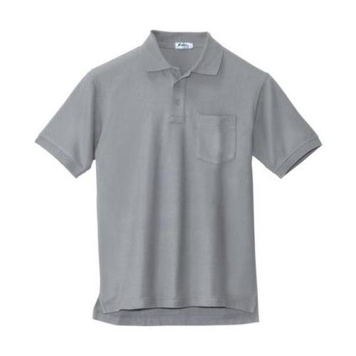 半袖ポロシャツ 杢グレー S 6170−